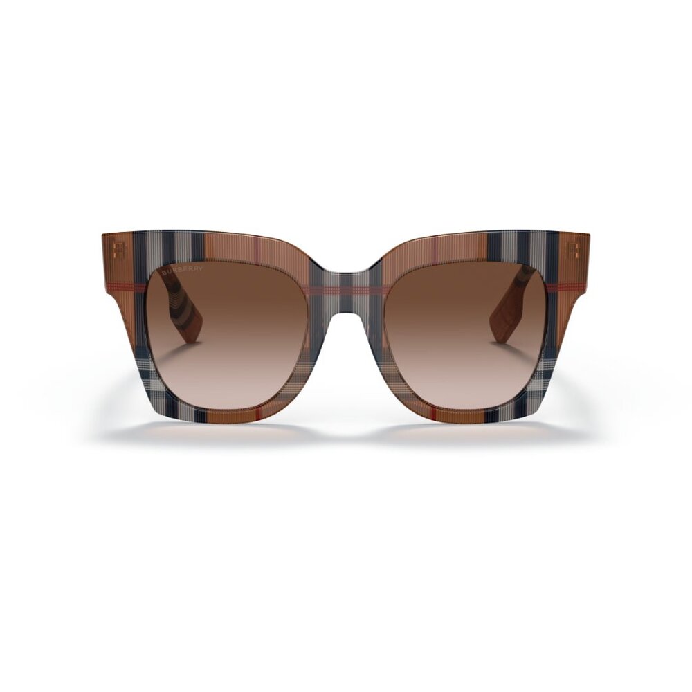 Burberry London | Ladies Kitty Sunglasses in Check Brown/Brown Gradient